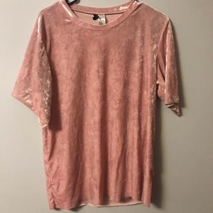 Pink Velvet Shirt